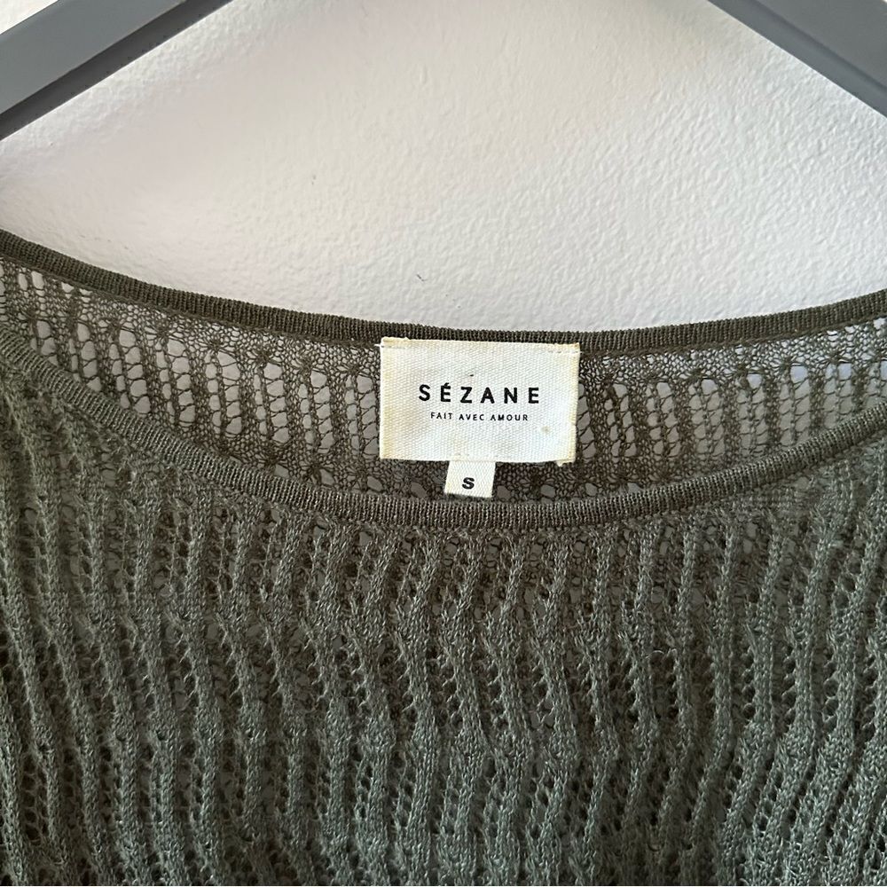 Sezane Cold Shoulder Sweater - Picture 4 of 5